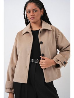 Kısa Kaşe Bisküvi Ceket