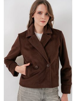 Kısa Kaşe Kahverengi Ceket