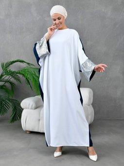 Beyaz Ferace Lacivert