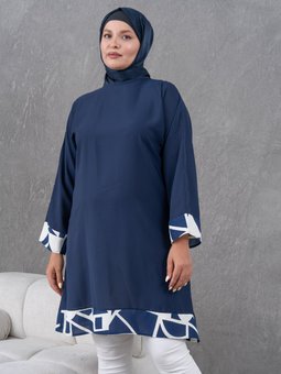 Lacivert Tunik