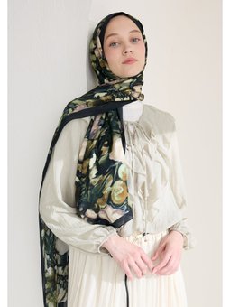 Astra Floş Viskon Lacivert Şal