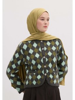 Bambu Penye Şal Yeşim