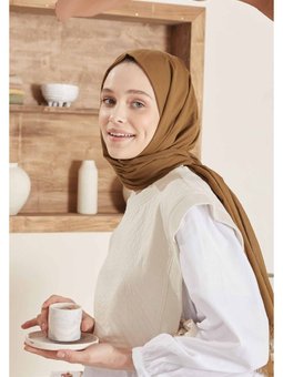 İnce Pamuk Vual Toprak Şal