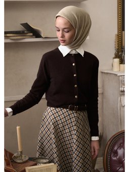 Pamuk Viskon Eşarp Kum