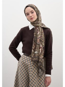 Panthea Desen Haki Şal