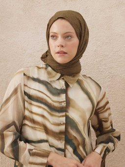 Vual Crash Şal Askeri Haki