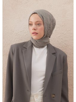 Vual Crash Sıcak Gri Şal