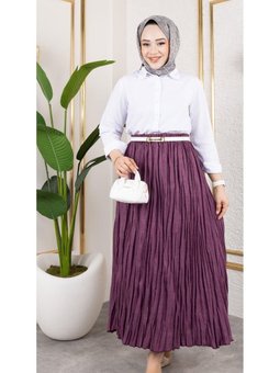 Kırışık Keten Etek