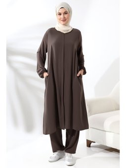 Hac Ve Umre Kıyafeti İkili Sütlü Kahve Takım