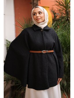 Siyah Kemerli Buklet Panço