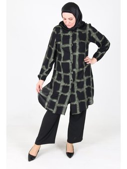 Ayren Büyük Beden Viskon Tunik