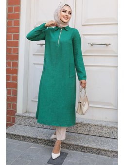 Cepli Yeşil Tunik 4771y