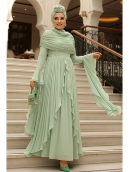 Fırfır Detaylı Mint 53981mınt