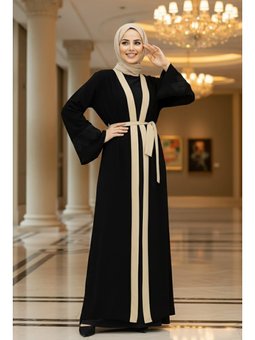 Kemerli Bej Abaya 55440bej