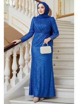 Pul İşlemeli Sax Mavisi 3976sx