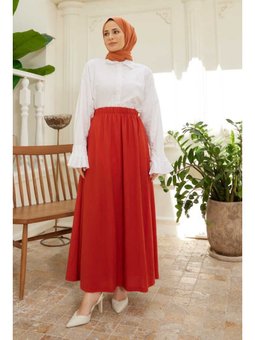 Ancelina Lastikli Etek Kiremit