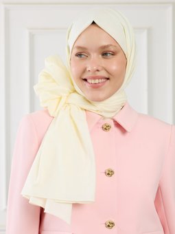 Pure Pamuk Fil Dişi Şal