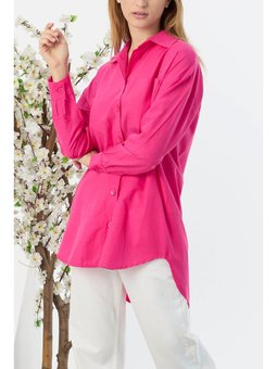 Fusya Tek Cepli Gömlek Fuşya