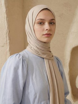 Premium Penye Şal Bej