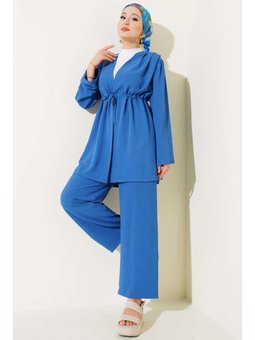Bel Tünelli Ayrobin İkili Lacivert Takım