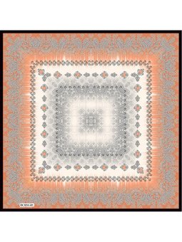 Desenli Kesik Elyaf Seri Eeşarp Askısı İle Birlikte Siyah Gold Antrasit