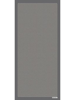 Geometrik Desen Pavia Seri Askısı İle Birlikte 90x200 Cm Gri Şal