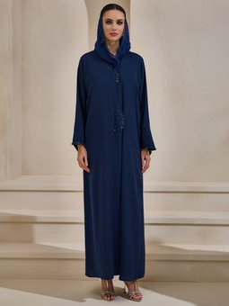 Lacivert Amara Abaya Set