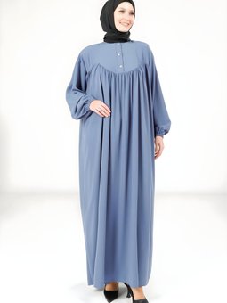 İndigo Salaş Elbise