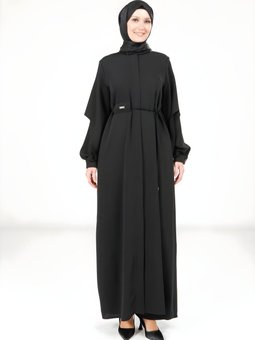 Siyah Çift Kol Ferace