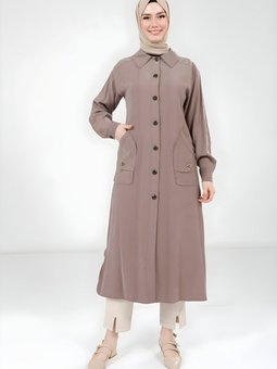 Vizon Giy Çık Cep Aksesuarlı Kap