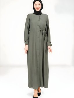 Yeşil Düğmeli Ferace