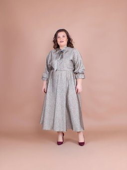 Mint Çiçek Desenli Saten Yarasa Kol Abiye Elbise