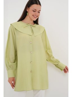 Bebe Yaka Uzun E.yeşil Tunik