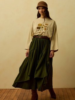 Poliviskon Bohem Kat Haki Etek