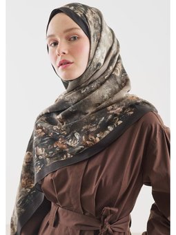 Evelyne Desenli Pamuk Viskon Vizon Şal