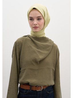 Pamuk Viskon Eşarp Ihlamur