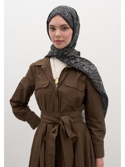 Petra Desen Siyah Şal