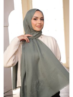 Haki İpekhan Pamuk Jakarlı Şal