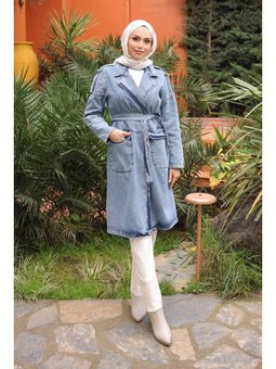 Mavi Kol Apoletli Kot Trenç