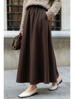 Cepli Kloş Duble Acı Kahve Etek