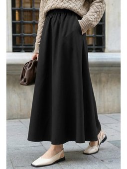 Cepli Kloş Duble Siyah Etek