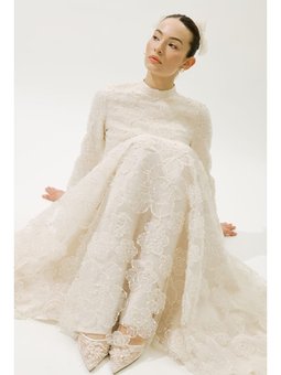 Brıdgerton Abiye Ekru Elbise