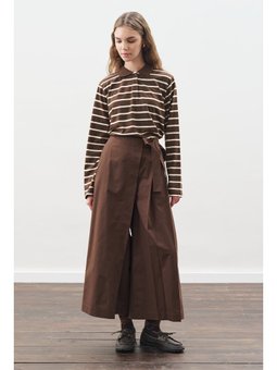Pantolon Etek Görünümlü Kahverengi