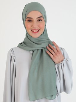 Kristal Krep Soft Mint Şal