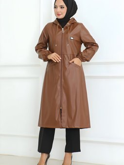 Taba Deri Detaylı Kap