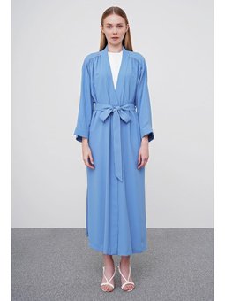 Kuşak Detaylı Aqua Giy Çık Gç