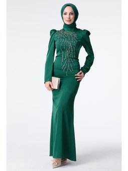 Zumrut Abiye Elbise