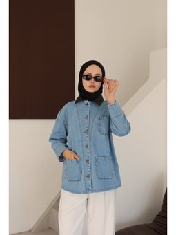 Yaka Detaylı Ceket