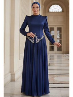 Boncuk Detaylı Lacivert 55141l