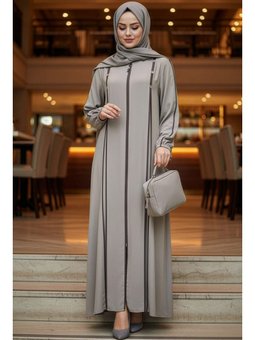 Fermuarlı Bej Ferace 45316bej